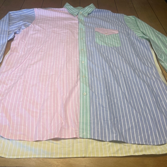 Polo Ralph Lauren Button Down Colorblock Shirt 2XLT MINT CONDITION! - Picture 1 of 15